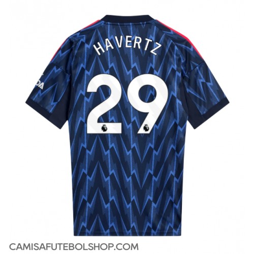 Camisa de time de futebol Arsenal Kai Havertz #29 Replicas 2º Equipamento 2025-26 Manga Curta